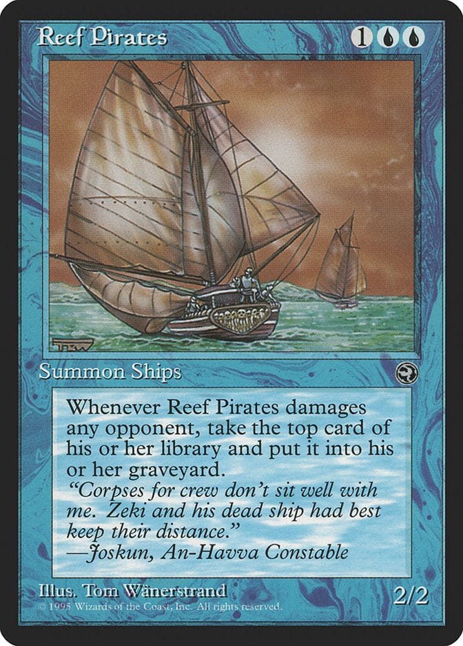 Reef Pirates (Joskun Flavor Text) [Homelands] Magic: The Gathering