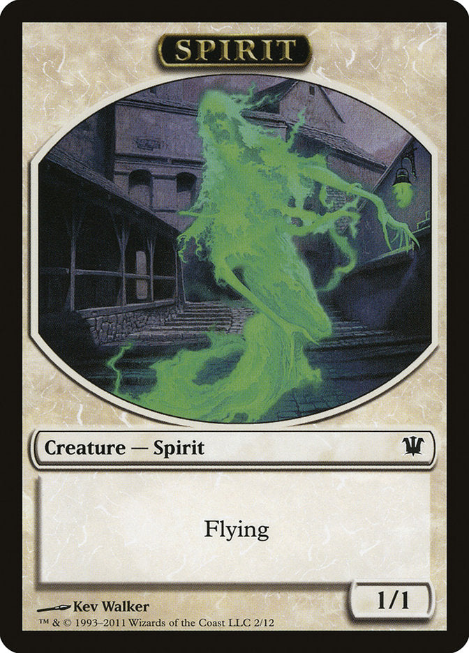Spirit Token [Innistrad Tokens] Magic: The Gathering