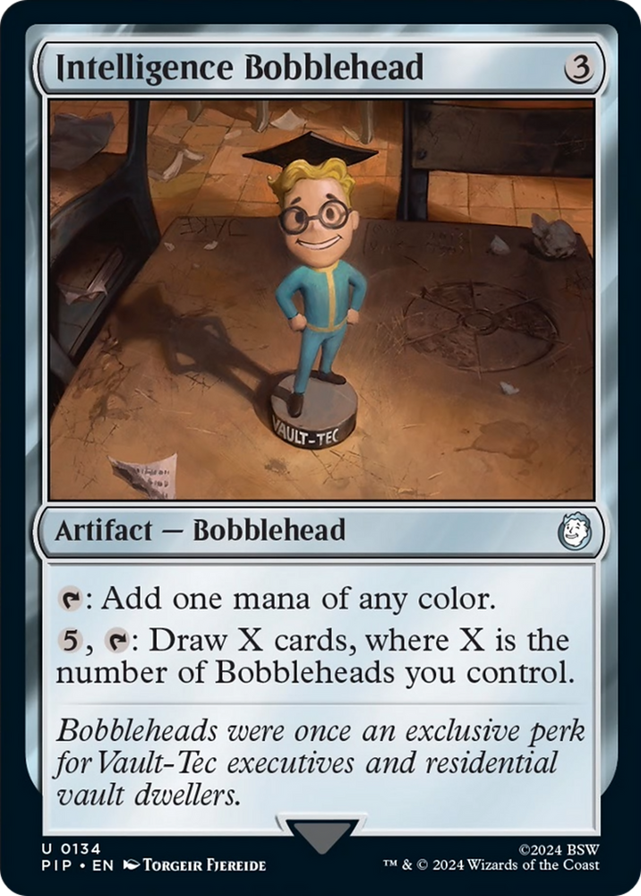 Intelligence Bobblehead [Fallout] Magic: The Gathering