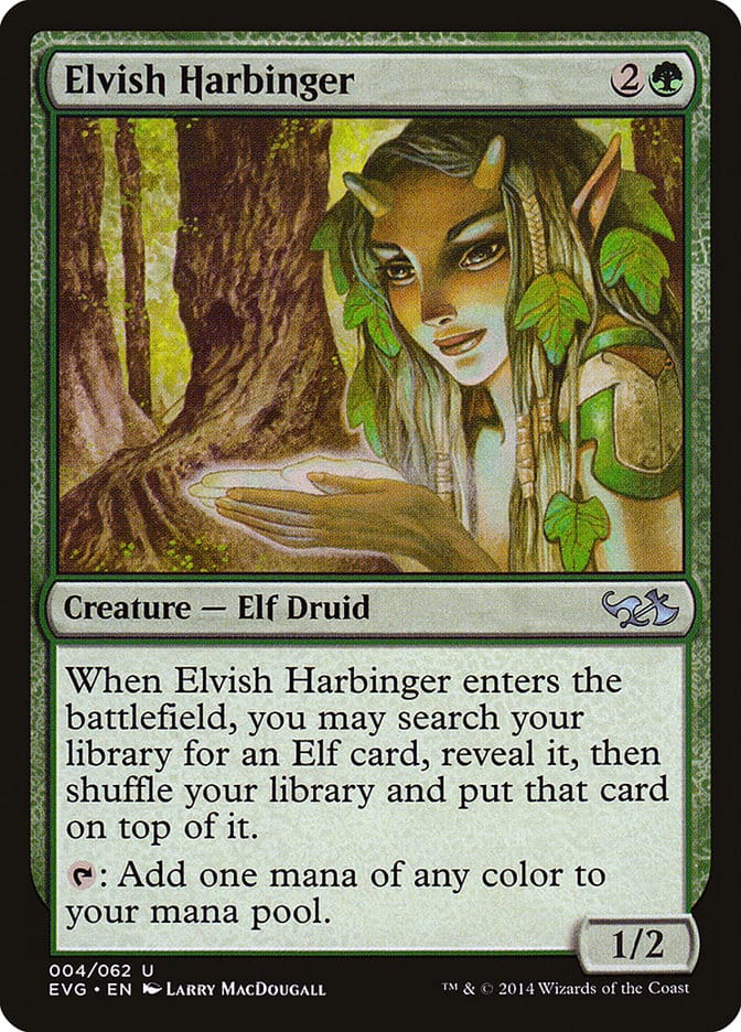 Elvish Harbinger (Elves vs. Goblins) [Duel Decks Anthology] Magic: The Gathering
