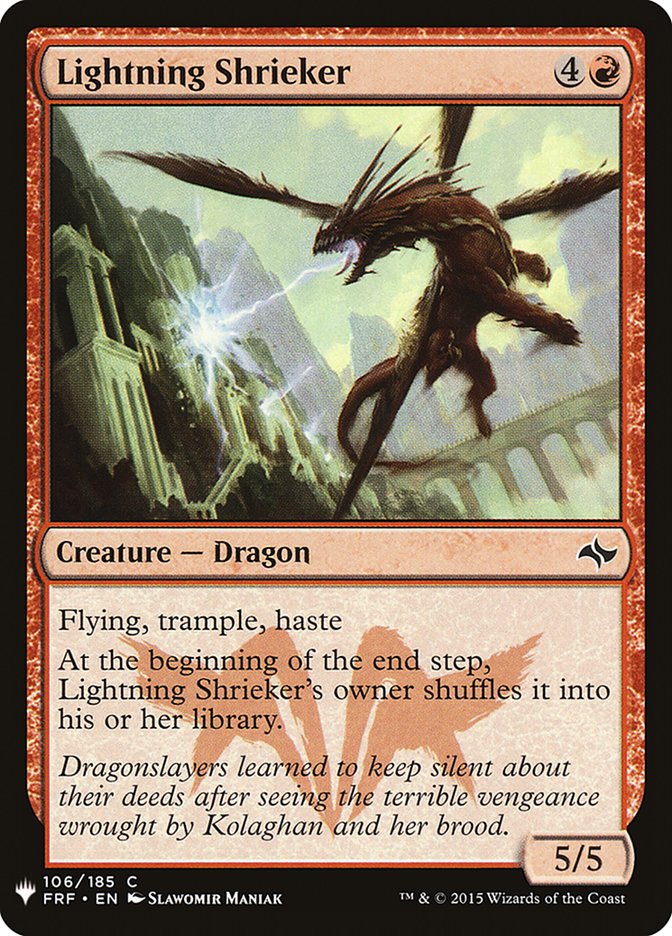Lightning Shrieker [Mystery Booster] Magic: The Gathering
