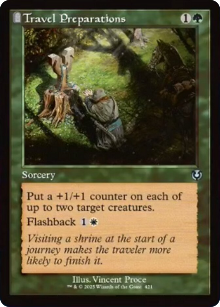 Travel Preparations (Retro Frame) [Innistrad Remastered] Magic: The Gathering