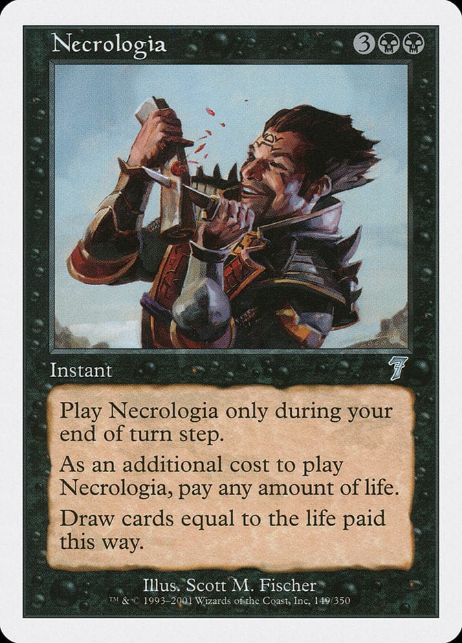 Necrologia [Seventh Edition] Magic: The Gathering