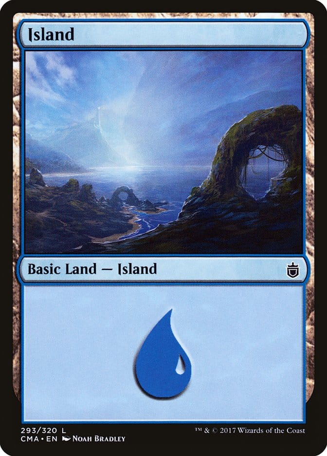 Island (293) [Commander Anthology] Magic: The Gathering