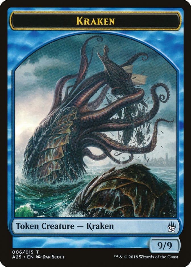 Kraken Token [Masters 25 Tokens] Magic: The Gathering