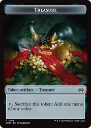 First Mate Ragavan // Treasure Double-Sided Token [Tarkir: Dragonstorm Commander Tokens] Magic: The Gathering