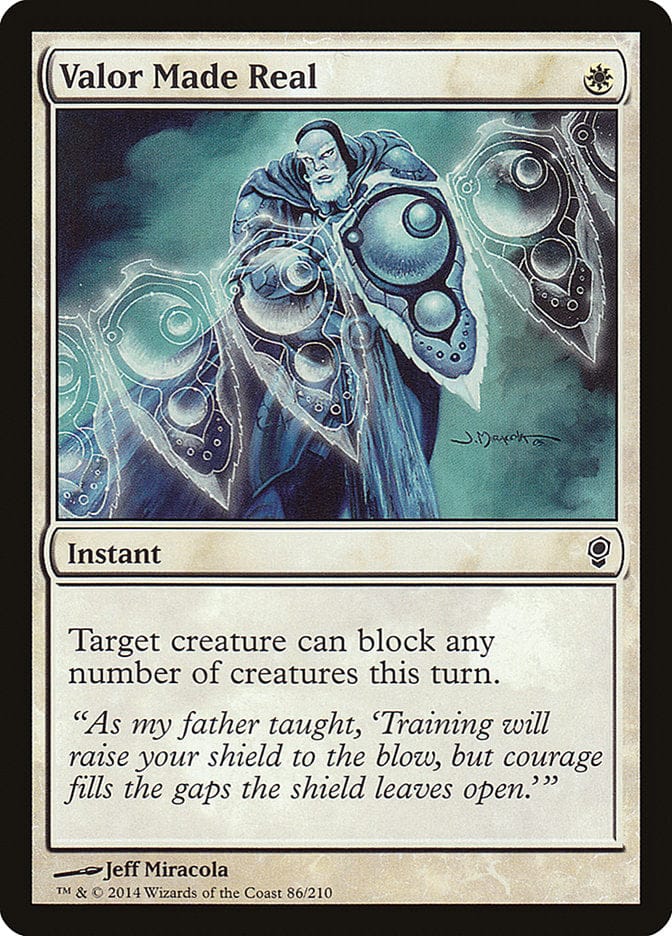 Valor Made Real [Conspiracy] Magic: The Gathering