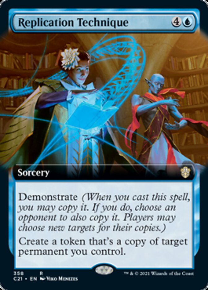 Replication Technique (Extended Art) [Commander 2021] Magic: The Gathering