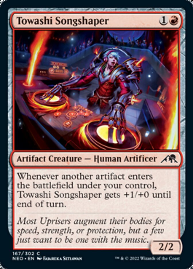 Towashi Songshaper [Kamigawa: Neon Dynasty] Magic: The Gathering