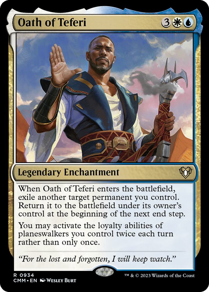 Oath of Teferi [Commander Masters] Magic: The Gathering