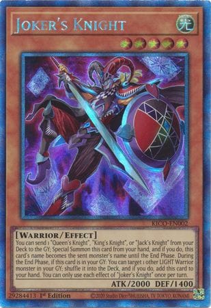 Joker's Knight (Collector's Rare) [KICO-EN002] Collector's Rare - Yugioh Cards For Your TCG Needs!