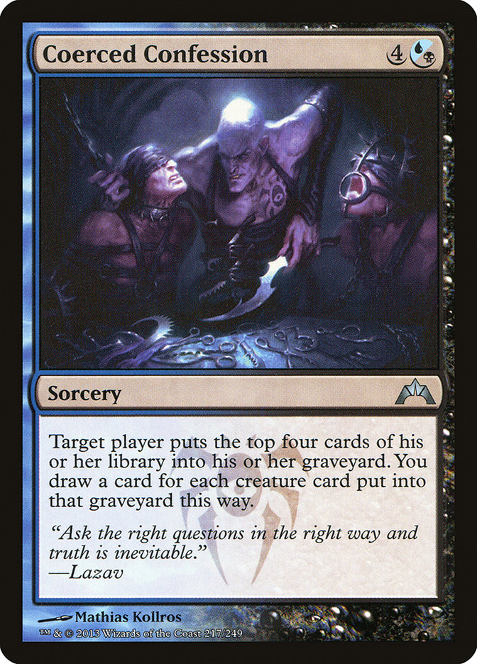 Coerced Confession [Gatecrash] Magic: The Gathering