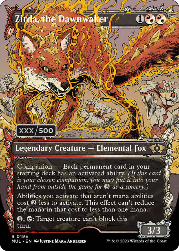 Zirda, the Dawnwaker (Serialized) [Multiverse Legends] Magic: The Gathering