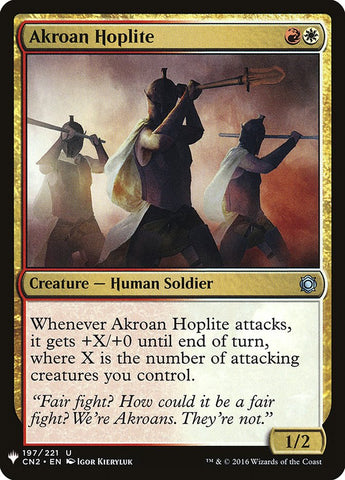Akroan Hoplite [Mystery Booster] Magic: The Gathering