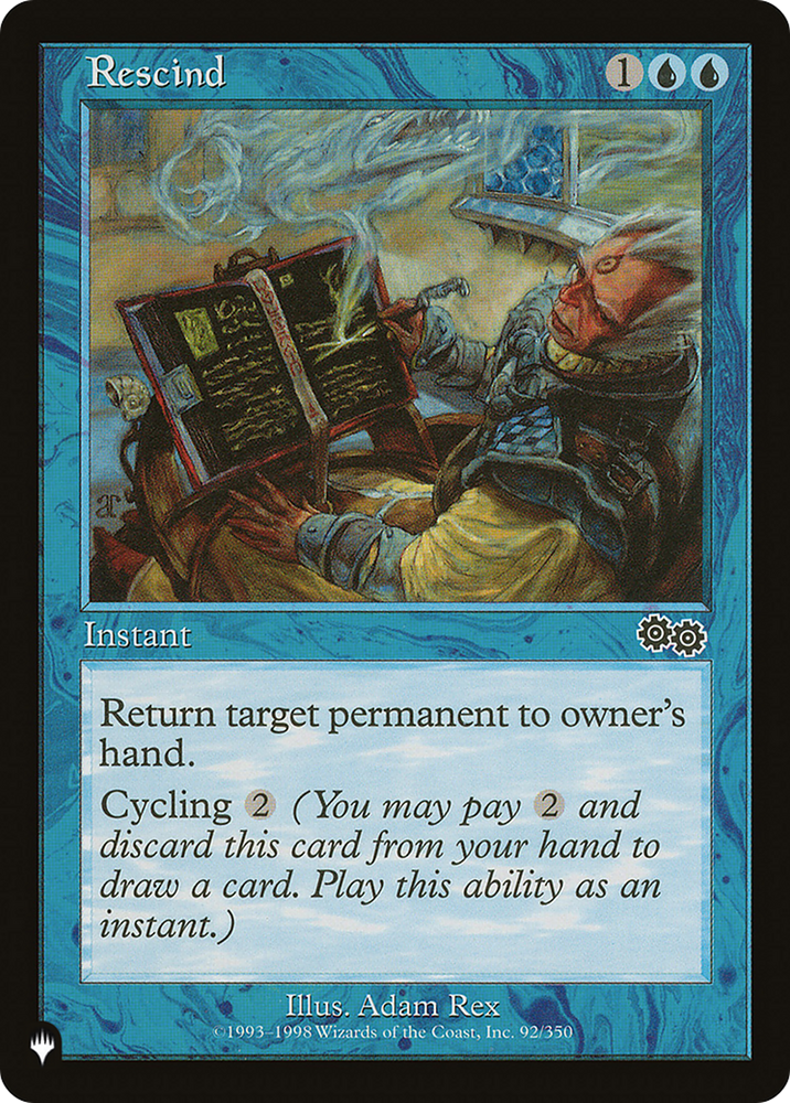 Rescind [The List] Magic: The Gathering