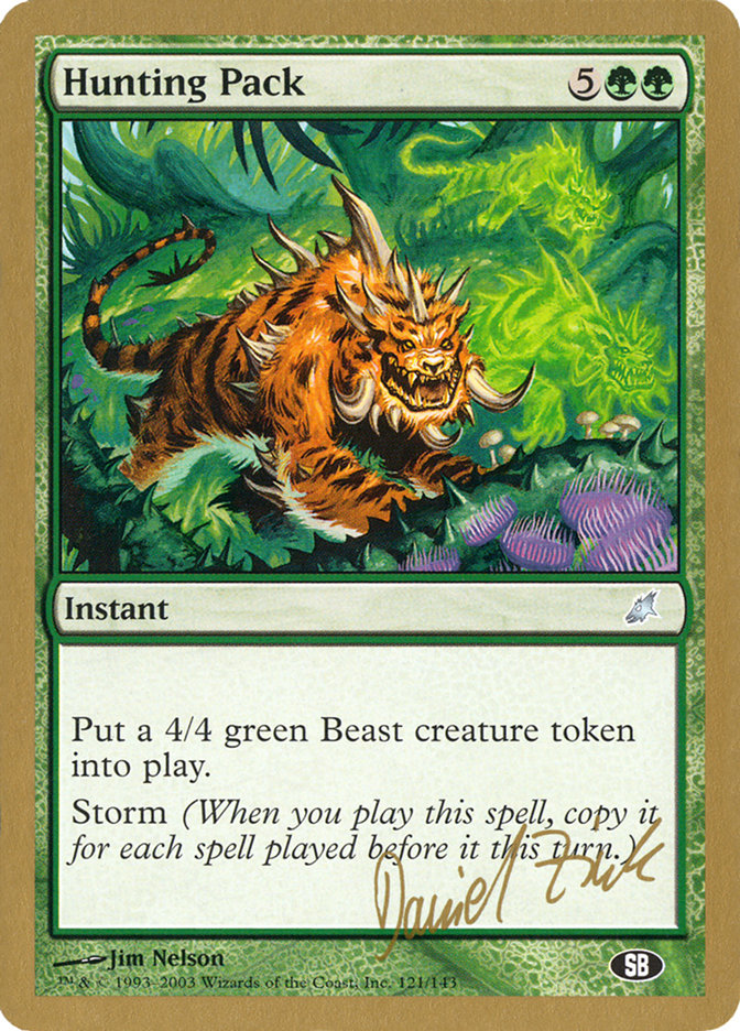 Hunting Pack (Daniel Zink) (SB) [World Championship Decks 2003] Magic: The Gathering