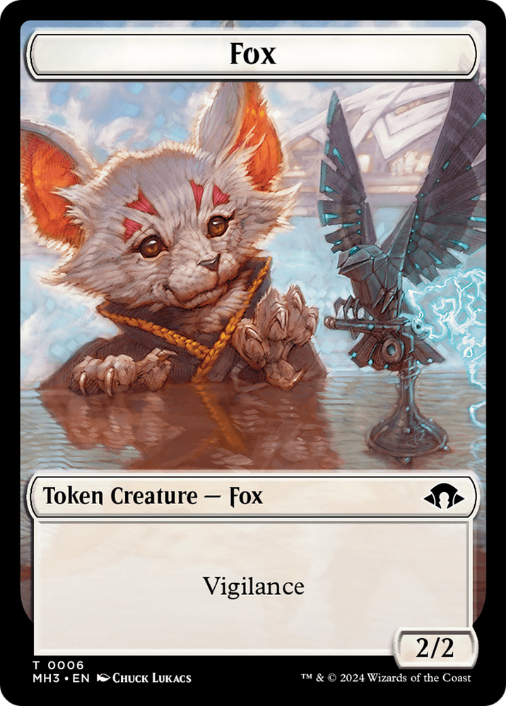 Servo // Fox Double-Sided Token [Modern Horizons 3 Tokens] Magic: The Gathering