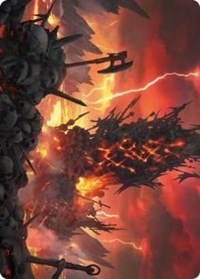Immersturm Skullcairn Art Card [Kaldheim Art Series] Magic: The Gathering