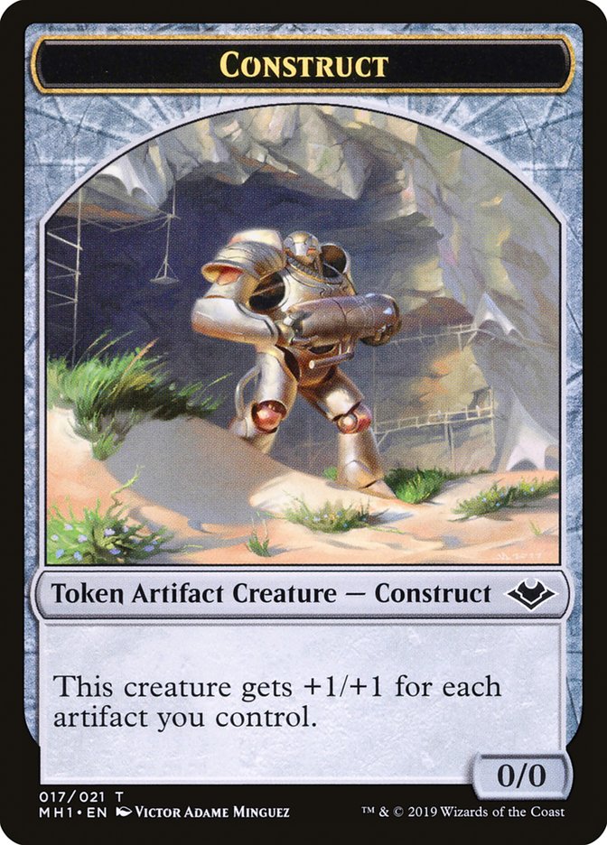 Goblin (010) // Construct (017) Double-Sided Token [Modern Horizons Tokens] Magic: The Gathering