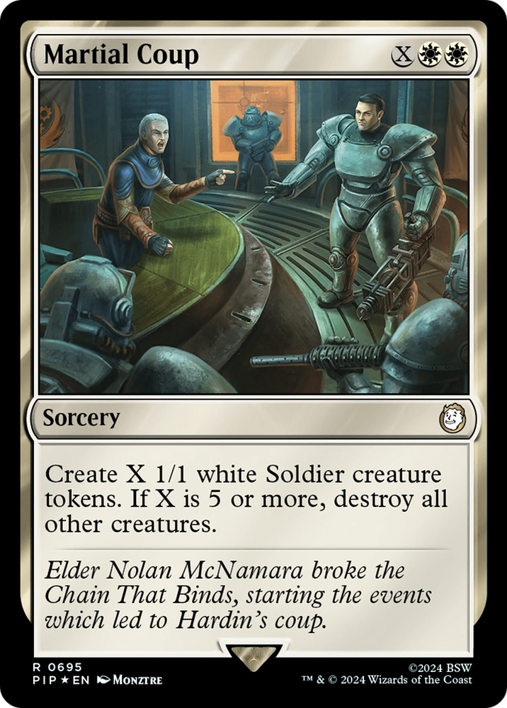 Martial Coup (Surge Foil) [Fallout] Magic: The Gathering