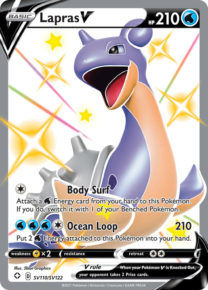Lapras V (SV110/SV122) [Sword & Shield: Shining Fates] Pokémon