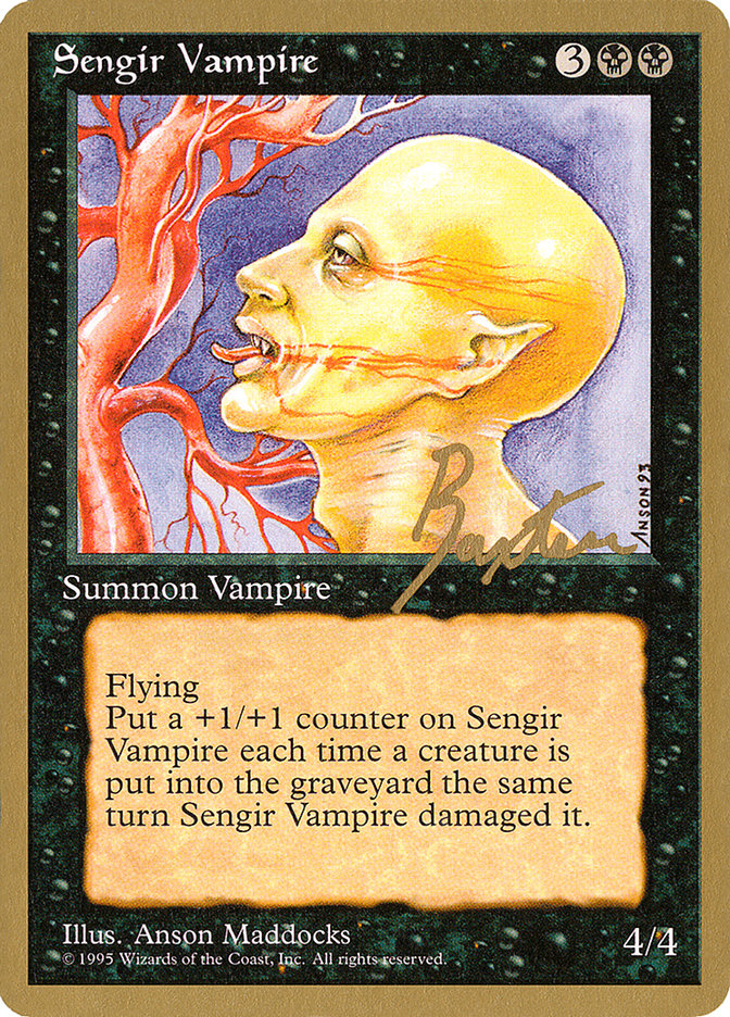 Sengir Vampire (George Baxter) [Pro Tour Collector Set] Magic: The Gathering