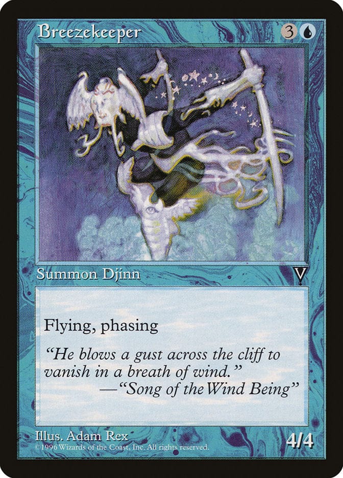 Breezekeeper [Visions] Magic: The Gathering