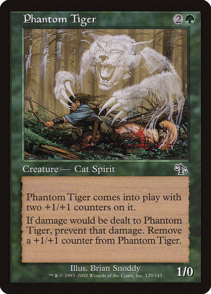 Phantom Tiger [Judgment] Magic: The Gathering