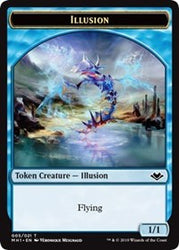 Illusion (005) // Wrenn and Six Emblem (021) Double-Sided Token [Modern Horizons Tokens] Magic: The Gathering