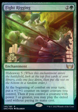 Fight Rigging [Streets of New Capenna Prerelease Promos] Magic: The Gathering