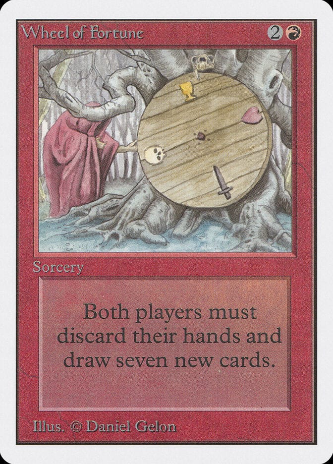 Wheel of Fortune [Unlimited Edition] Magic: The Gathering