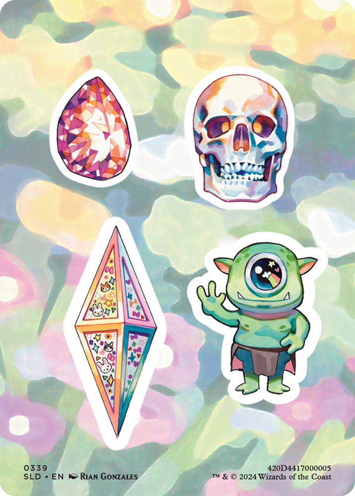 Sticker Sheet (0339) [Secret Lair Drop Series] Magic: The Gathering