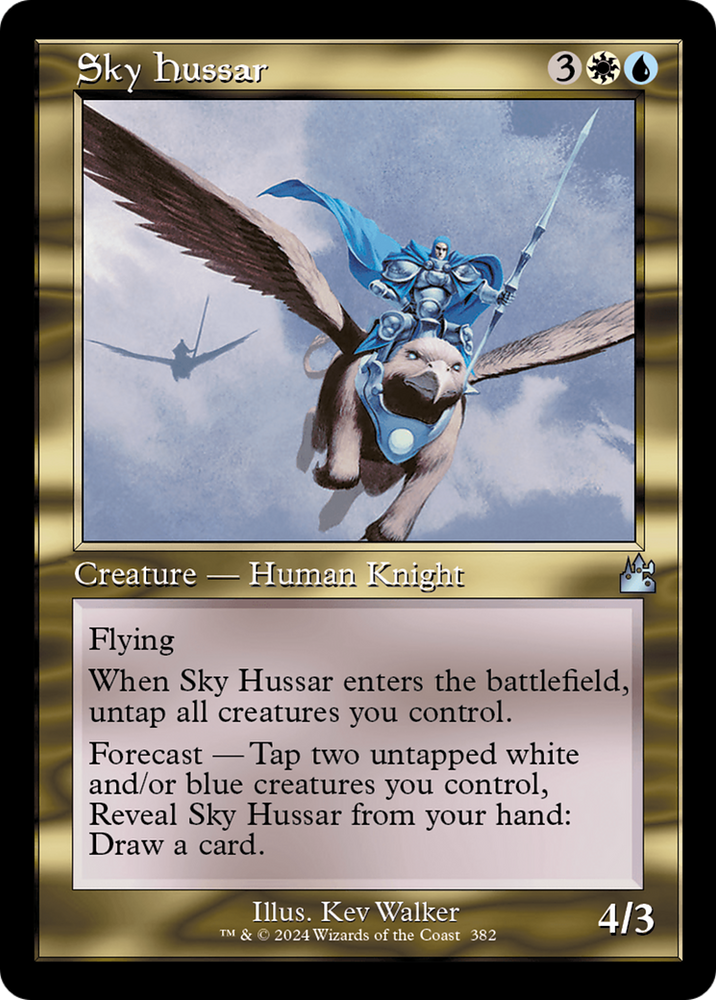 Sky Hussar (Retro Frame) [Ravnica Remastered] Magic: The Gathering