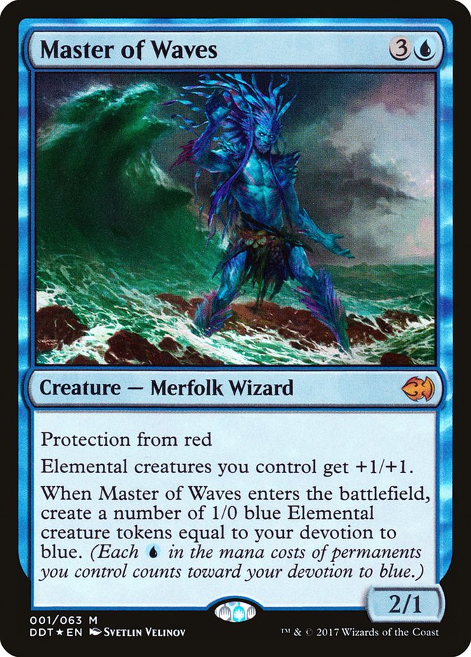 Master of Waves [Duel Decks: Merfolk vs. Goblins] Magic: The Gathering