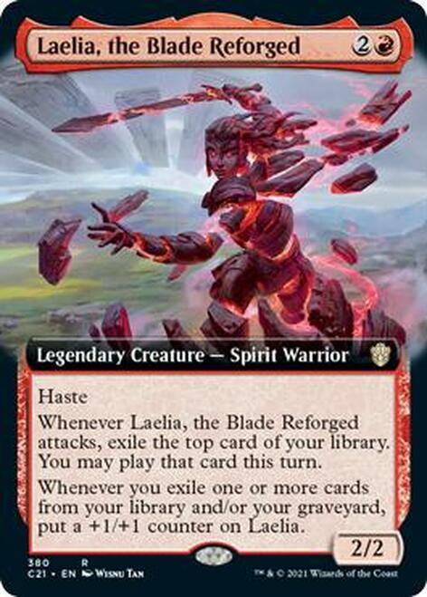 Laelia, the Blade Reforged (Extended Art) [Commander 2021] Magic: The Gathering