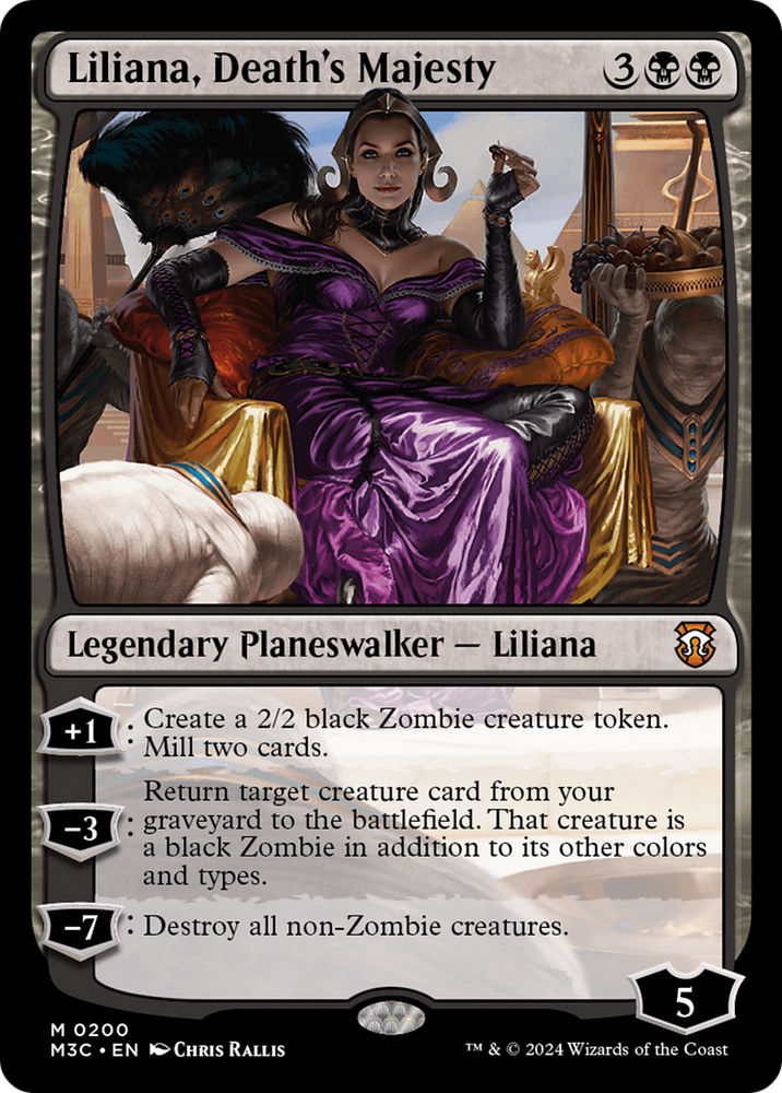 Liliana, Death's Majesty (Ripple Foil) [Modern Horizons 3 Commander] Magic: The Gathering