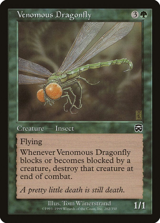 Venomous Dragonfly [Mercadian Masques] Magic: The Gathering