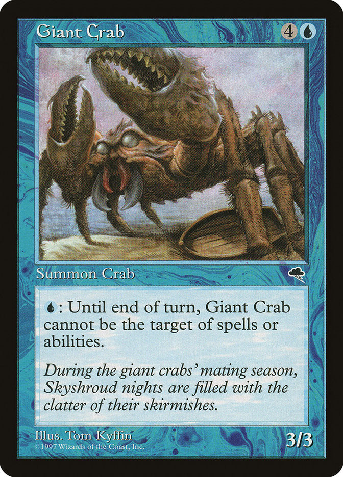 Giant Crab [Tempest] Magic: The Gathering