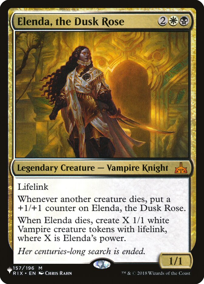 Elenda, the Dusk Rose [The List] Magic: The Gathering