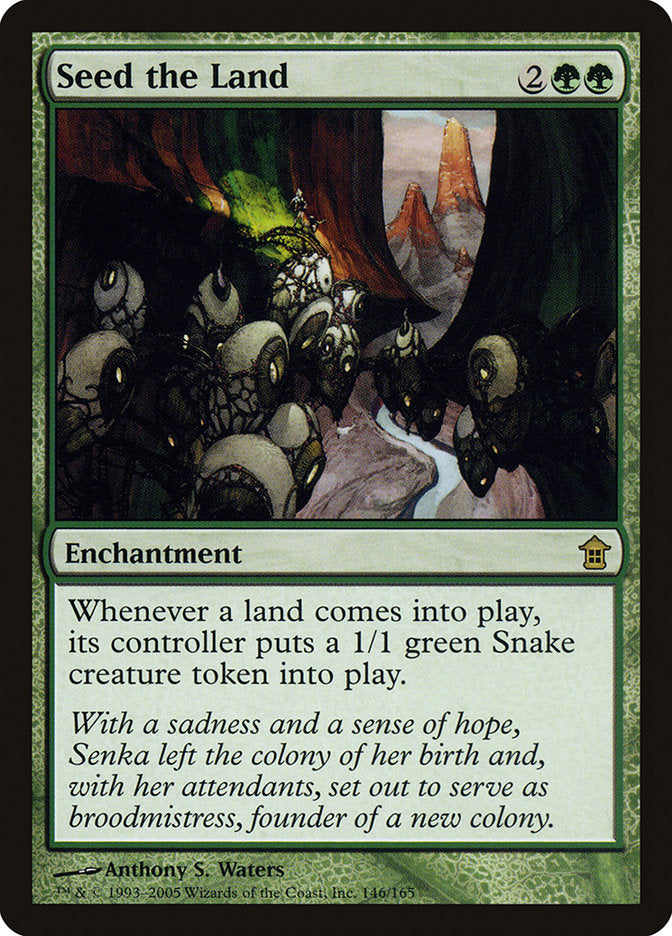 Seed the Land [Saviors of Kamigawa] Magic: The Gathering
