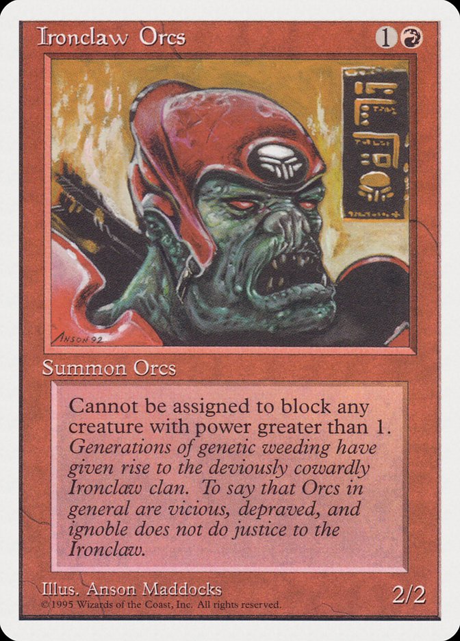 Ironclaw Orcs [Rivals Quick Start Set] Magic: The Gathering