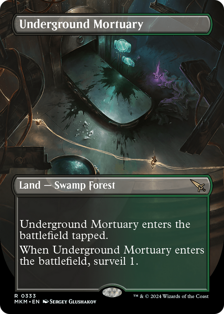Underground Mortuary (Borderless) [Murders at Karlov Manor] Magic: The Gathering
