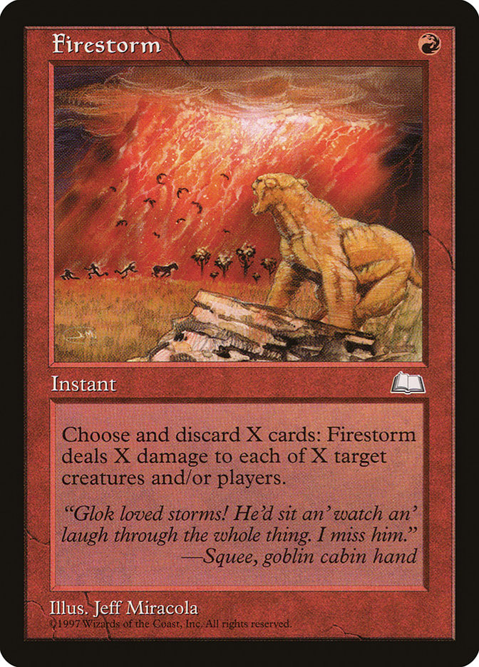 Firestorm [Weatherlight] Magic: The Gathering