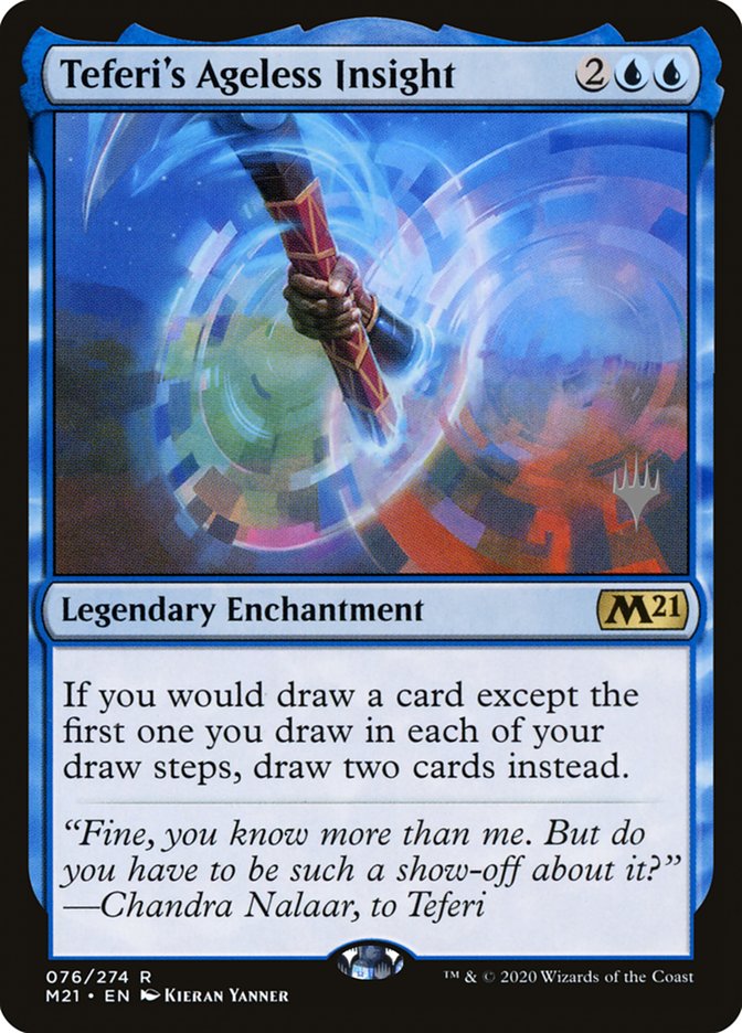 Teferi's Ageless Insight (Promo Pack) [Core Set 2021 Promos] Magic: The Gathering