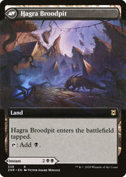 Hagra Mauling // Hagra Broodpit (Extended Art) [Zendikar Rising] Magic: The Gathering