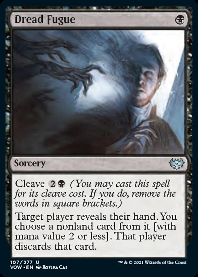 Dread Fugue [Innistrad: Crimson Vow] Magic: The Gathering
