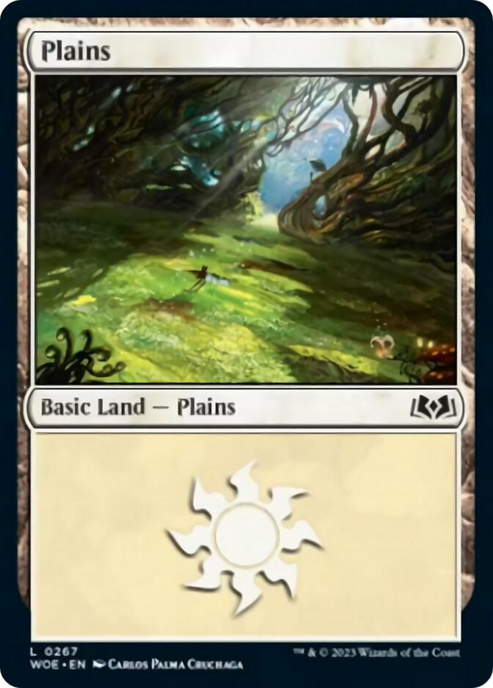 Plains (0267) [Wilds of Eldraine] Magic: The Gathering