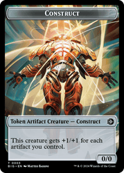 Construct // Plot Double-Sided Token [Outlaws of Thunder Junction Tokens] Magic: The Gathering