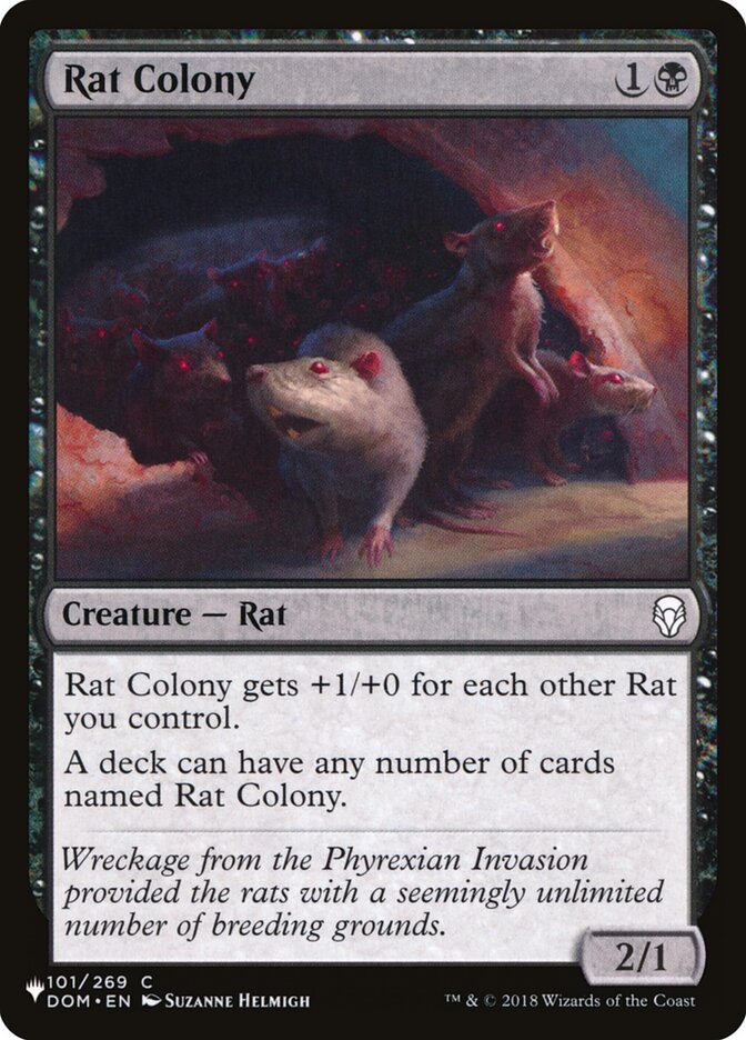 Rat Colony [The List] Magic: The Gathering