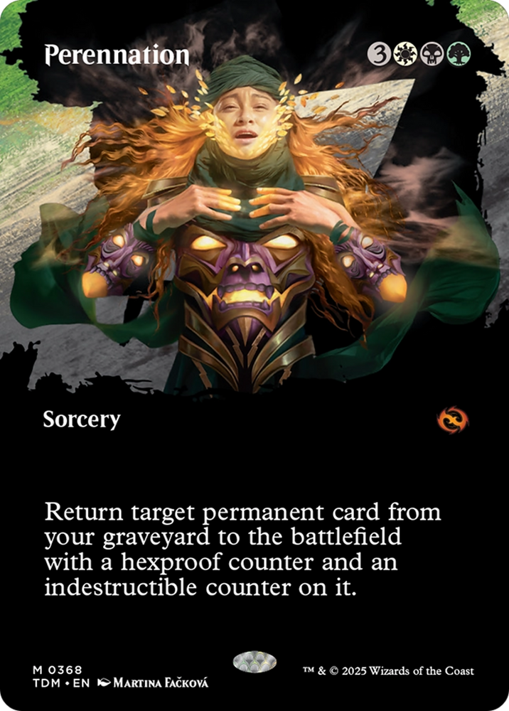 Perennation (Borderless) [Tarkir: Dragonstorm] Magic: The Gathering